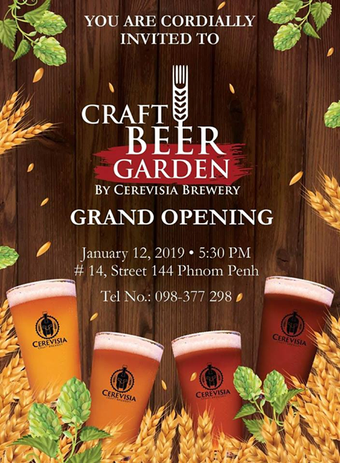 Grand Opening Craft Beer Garden by Cerevisia